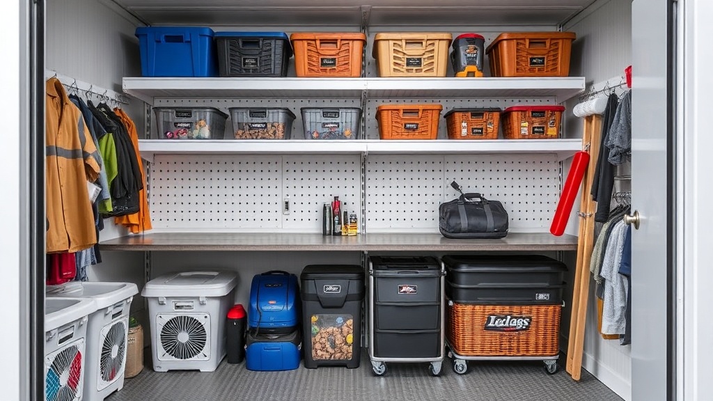 Well-Organized Storage Unit Interior