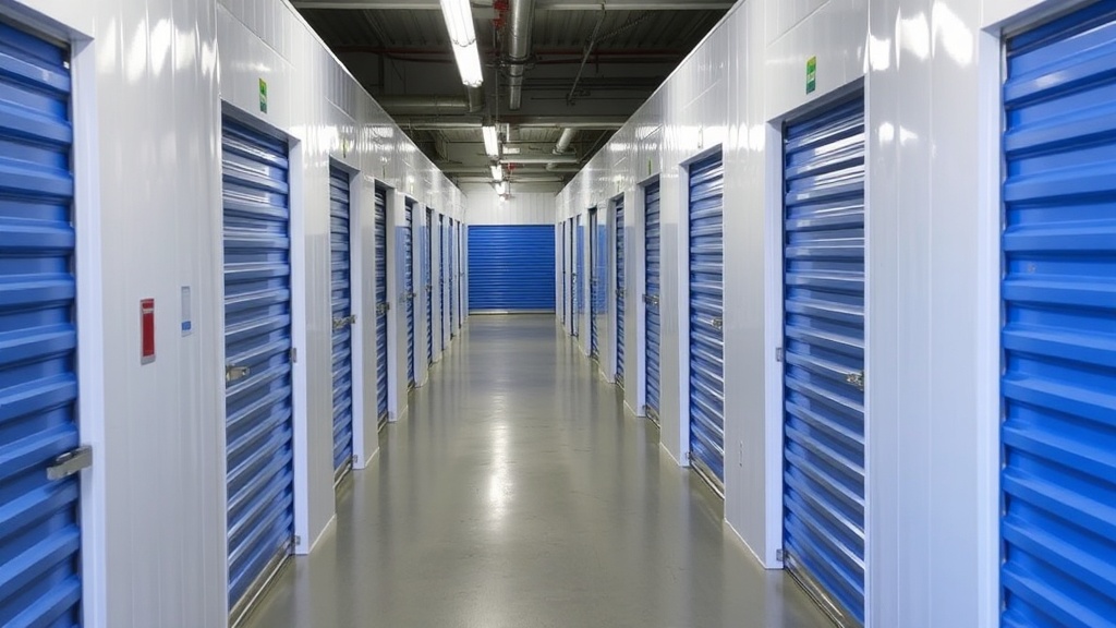 Clean, well-maintained storage facility showing professional management and local community investment